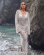 LORY VESTIDO RAJAS BLANCO LECHE