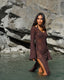 LORY VESTIDO RAJAS COFFEE