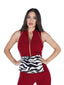 WILLA VIOLET RED SEQUIN SHIRT