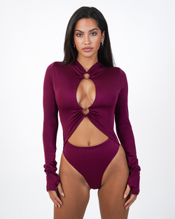 GINGER BODY RINGS BURGUNDY