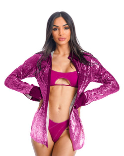CAMISA DE LENTEJUELAS HALO BEGONIQUE