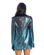 HALO CAMISA LENTEJUELAS VERDE AZULADO OSCURO