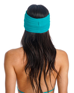 TURBANTE HELIAX VERDE AZULADO INTENSO