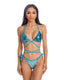 HOLYN BIKINI LENTEJUELAS TEAL PROFUNDO