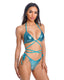 HOLYN BIKINI LENTEJUELAS TEAL PROFUNDO