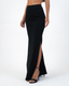 LAILA FALDA LARGA CON ABERTURAS BLACK