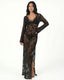 LORY VESTIDO RAJAS NEGRO