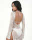 LORY VESTIDO RAJAS BLANCO LECHE