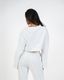 MEGAN WHITE WIDE SLEEVE SWEATER