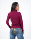 TAYLOR MAGLIA LUPETTO BURGUNDY