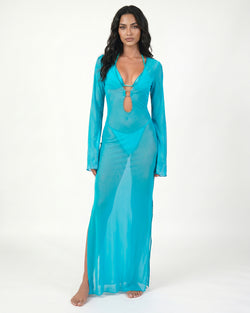 TINA VESTIDO CIANO