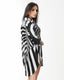 WAHID CAMISA ESTAMPADA BLANCO NEGRO