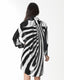 WAHID CAMISA ESTAMPADA BLANCO NEGRO