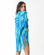 WAHID BLUSÓN ESTAMPADO AZUL TIFFANY