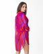 WAHID CAMISÓN ESTAMPADO ROJO VIOLETA