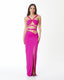 WALESKA LONGUETTE FRUNCIDO FUCSIA