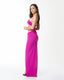 WALESKA LONGUETTE FRUNCIDO FUCSIA