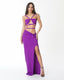WALESKA LONGUETTE CON VOLANTE VIOLETA