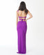 WALESKA LONGUETTE CON VOLANTE VIOLETA