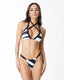 WANIA BIKINI CRUZADO NEGRO BLANCO