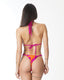 BIKINI WANÍA CRUZADO FUCSIA NARANJA
