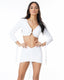 FALDA WAMIKA FRUNCIDA BLANCA