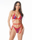 WERONIKA BIKINI LENTEJUELAS VIOLETA ROJO
