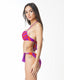WESLIE BIKINI COPAS PREFORMADAS ROJO VIOLETA