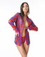 WILLA CAMISA LENTEJUELAS VIOLETA ROJO