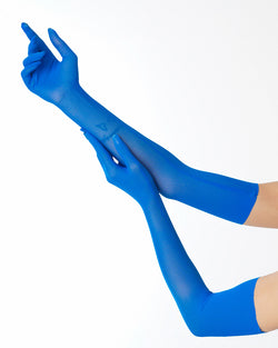 GUANTE DE TUL AZUL ELÉCTRICO WILLOH