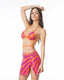 WILMA MINIFALDA LENTEJUELAS FUCSIA NARANJA
