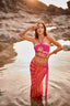 WINONA SUJETADOR BANDEAU CRUZADO FUCSIA