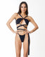 WINONA SUJETADOR BANDEAU CRUZADO NEGRO