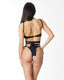 WINONA SUJETADOR BANDEAU CRUZADO NEGRO
