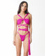 WINONA SUJETADOR BANDEAU CRUZADO FUCSIA