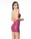 GANAR MINIVESTIDO LENTEJUELAS VIOLETA ROJO