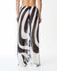 WRENNA PANTALÓN CON CORDÓN NEGRO BLANCO