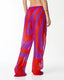 WRENNA PANTALÓN CON CORDÓN VIOLETA ROJO