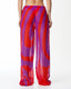 WRENNA PANTALÓN CON CORDÓN VIOLETA ROJO